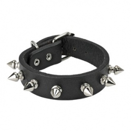 Wristband Leather Spike Bracelet