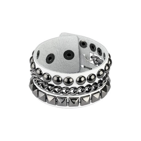 Pyramid & Ball Studs Bracelet