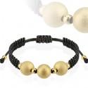 Bracelet with gold balls