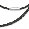 Collana Nero in Pelle