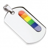  Arcobaleno Ciondolo in Acciaio
