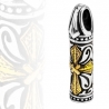Marduke Skull with Gold IP Crown Pendant
