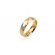 Ring Gold IP 316L Stainless Steel