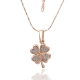 Necklace four-leaf clover