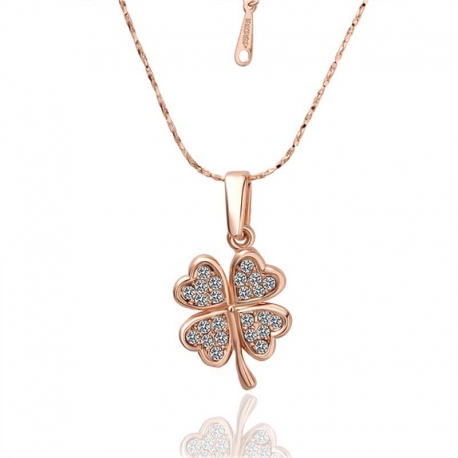 Necklace four-leaf clover