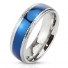 IP Blue Ring 316L Stainless Steell