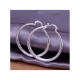 Hoop Silver Plated Earrings