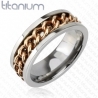 Anello Solido Titanio