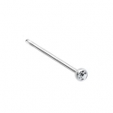 Nose Ball CZ Piercing Silver 925