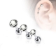 Cristallo Trago/Cartilagine Piercing