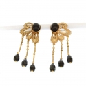 Clip On Earrings - Onyx