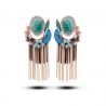 Crystals and Pendants Earrings