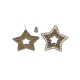 Enameled Star Earrings