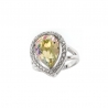 Anello Cristallo Goccia