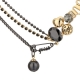 Necklace Black & Gold Guess