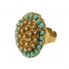 Ring Turquoise Pearls