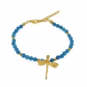 Bracciale Giada Blu