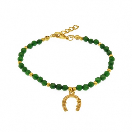 Bracciale con Giada Verde