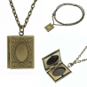 Necklace Book Photo Frame