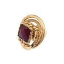 Anello Giada Rossa