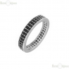 Anello CZ Neri Argento 925