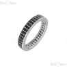 Ring Black CZ Sterling Silver 925