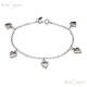 Cuori Argento Bracciale