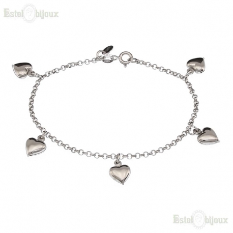 Five Hearts Bracelet