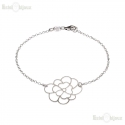 Silver Flower Bracelet