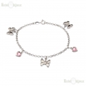 Butterflies CZ Bracelet