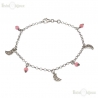 Bracciale Mezzaluna e CZ Argento