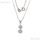 Brilliant-Cut Round CZ Necklace