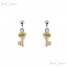 Key Pendant Earrings