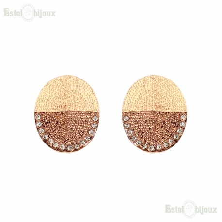 Gold Tone Clip Earrings