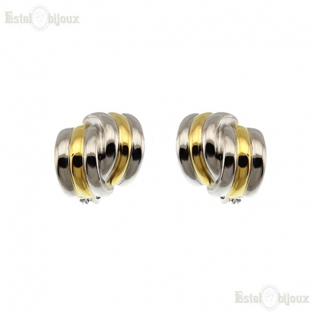 Pavé Clip Earrings