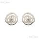 Flower Clip Earrings