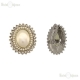 Oval Pearl Clip Earrings