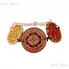 Bracciale Tessuto e Decoupage