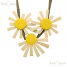 Collana con Margherite Legno