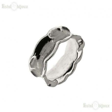 Anello argento Rider