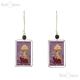 Vintage Postage Stamp Earring