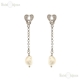 Pearl Earrings Silver