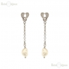 Pearl Earrings Silver