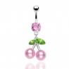 Pearl Cherries Navel Ring