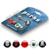5 Piece Ball Package Tongue Barbell Piercing