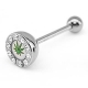 Logo Pavè Semisfera Barbell Piercing