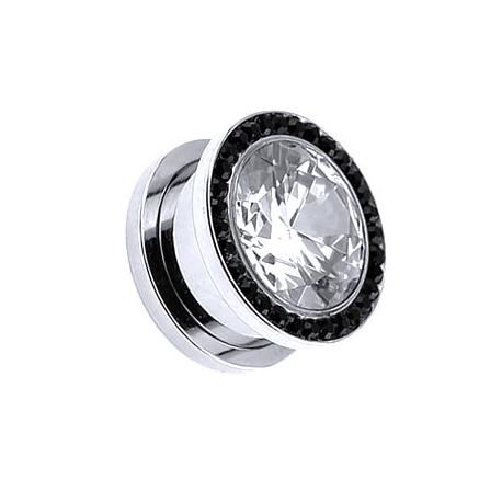 Faceted Big CZ Center with Multi-Gemmed Tunnel Plug