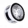 Faceted Big CZ Center with Multi-Gemmed Tunnel Plug