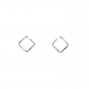 Earrings Silver square