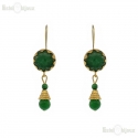 Green Jade Earrings